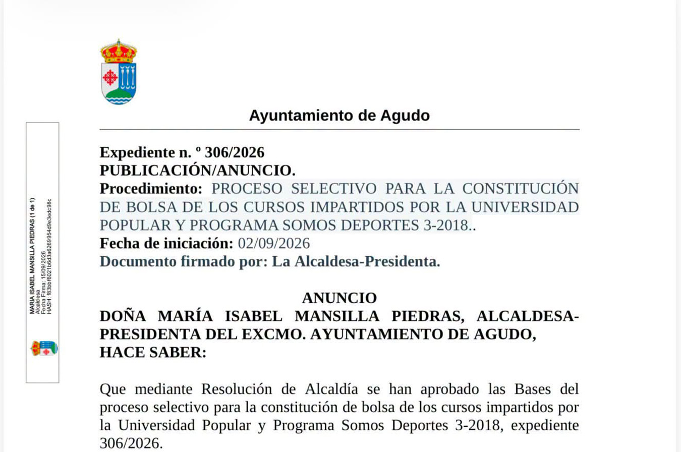 Noticias de Agudo