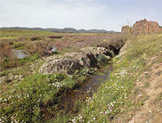 Molinos hidr&aacute;ulicos en el r&iacute;o Agudo