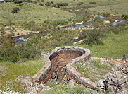 Molinos hidr&aacute;ulicos en el r&iacute;o Agudo